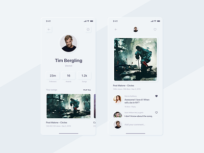 Daily UI #006 | User profile & Video details