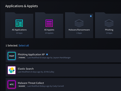 Applications & Applets automation orchestration security
