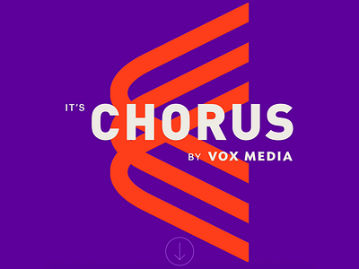Chorus animation chorus motion type vox media vox media design vox product web design