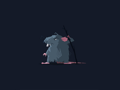 Ragar the grumpy rat art atone character character design concept art design graphic design illustration vector vector art