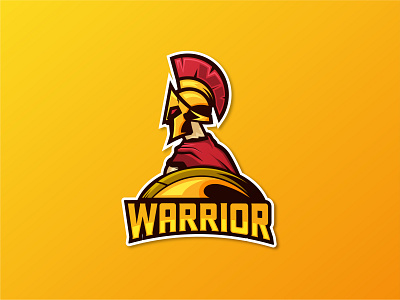 Warrior e-Sport Logo character e sport esport gamer gaming gladiator illustration logo mascot spartan sport team logo twitch warrior warrior logo youtuber