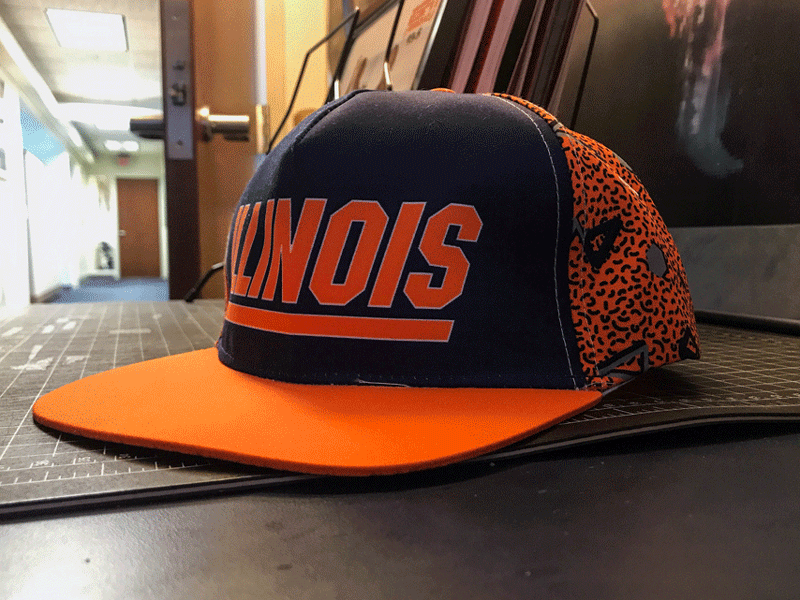 University of Illinois - 90s Hat 90s hat design illinois sports