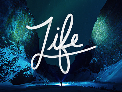 Life hand drawn ipad pro life procreate typography