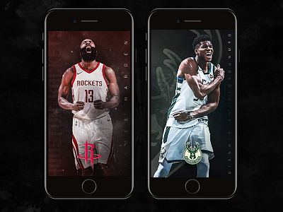 NBA Wallpaper Wednesdays basketball bucks houston iphone milwaukee nba rockets sports wallpaper wednesday