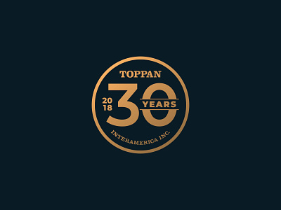 Toppan Anniversary LOGO