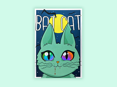 BATCAT Holographic Sticker