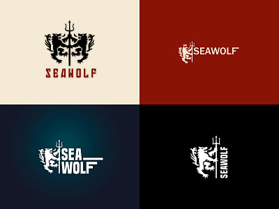 SEAWOLF Logo Types brand branding design graphic design identity logo