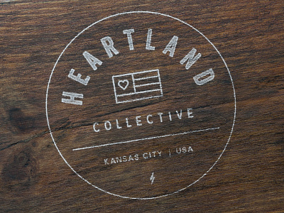 Heartland Collective america branding heartland logo