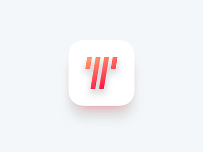 Tally app card clean color icon tally ui white