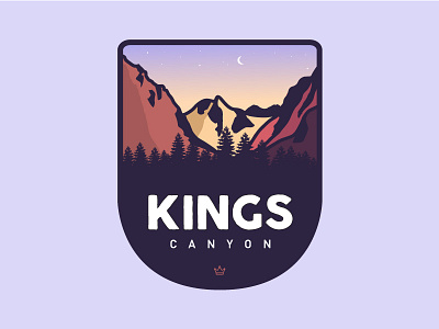 Kings Canyon Badge badge crest illustration kings canyon park