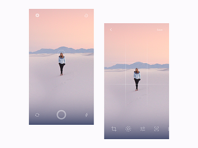 Edit Photo Minimal concept minimal mobile photo ui