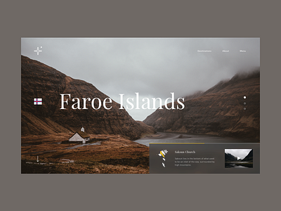 Travel Concept blog concept grid lander offset photo travel ui ux