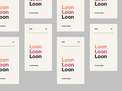 Loon ideas badge branding creative emblem identity label logo packaging sf studio