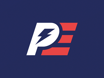 Patriot Electrical branding construction contractor electric electrical flat industrial logo logo design