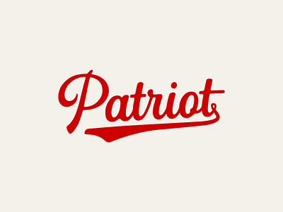 Patriot Old School Wordmark