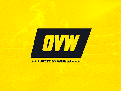 OVW Logo Concept brand branding design idenity identity design kentucky ksr logo logo design ohio pro wrestling top rope valley wresting wrestler