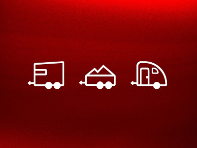 Trailers branding design flat icon illustration infographics logo minimal vector
