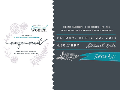 Empowered alexandria floral scholarship womens event