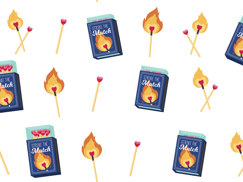 Giving Hearts Day GIFt animation giving giving hearts day matchbox matches strike