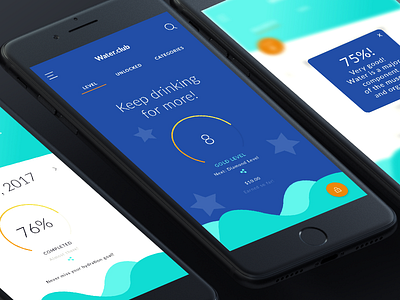 Water Club product design ui