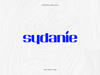 Sydanie logo custom design logo music toronto type wordmark