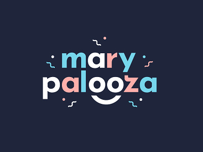 Marypalooza event fun logo supermilk toronto type