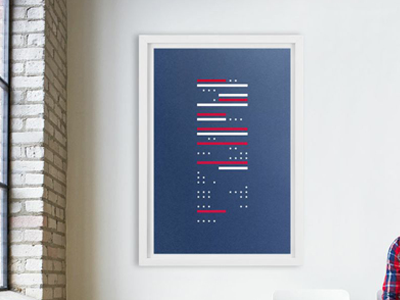Citizen Project: Purchase American Flag Inspired Screen Prints america blue citizen project red stars stripes us flag usa white