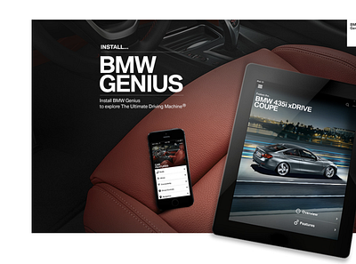 BMW GENIUS 3d animation bmw branding car design graphic design illustration motion graphics ui