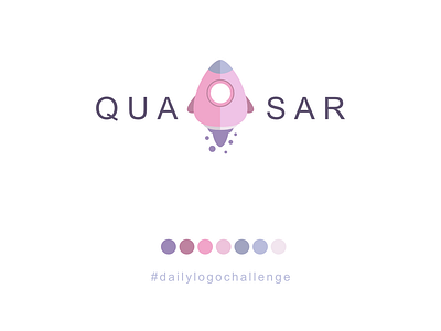 Quazar Logo - Rocketship