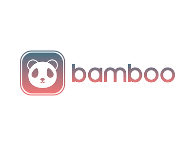 bamboo bamboo blue challenge cute cute animal daily dailylogochallenge design icon learning logo panda re brand red vector