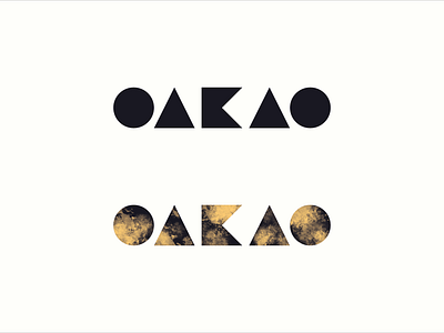 Oakao - fashion wordmark logo
