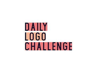 Daily logo challenge - logo block branding challenge daily dailylogochallenge design font learning logo logodlc new orange rectangle red simple skills sleak type vector