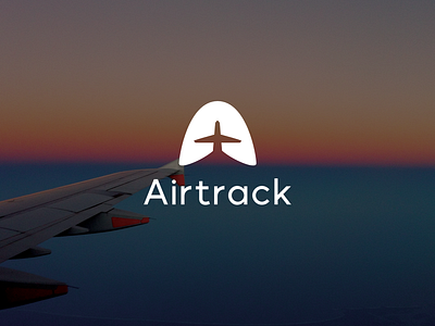 Airtrack - Airline logo airline airplane airtrack branding challenge daily dailylogochallenge design flight flight booking fly holiday icon jet learning logo red simple travel vector