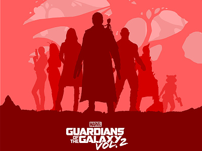 Guardians of the Galaxy Vol.2 Poster Preview gotg2 groot guardiansofthegalaxy illustration marvel minimal minimalist poster rocket starlord superheroes yondu