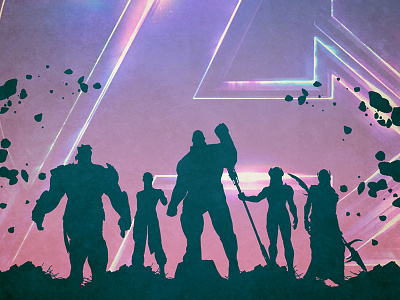 Avengers Infinity War: Black Order art avengers design draw graphicdesign illustrator marvel minimal photoshop poster superhero vector