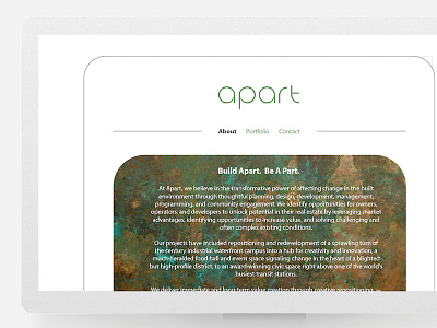 Build Apart. Be A Part. bauhaus montauk squarespace web design web guideline web template