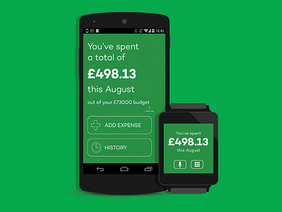 Wear Expenses android wear expense tracker money watch