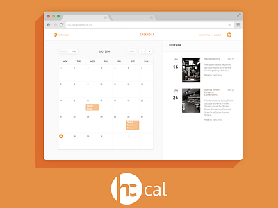 HackCampus Calendar calendar hackcampus web