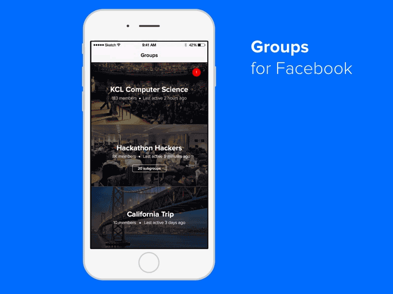 Groups for Facebook app facebook groups ios iphone