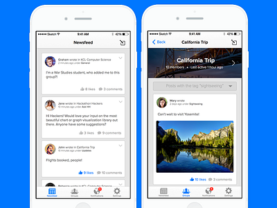 Groups for Facebook: Newsfeed & Groups app discover facebook groups ios iphone