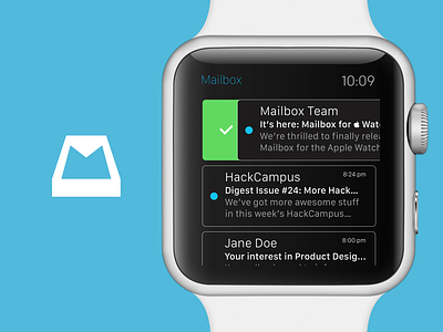 Mailbox for Apple Watch apple watch dropbox mailbox