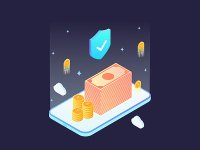 Financial App Illustration 01