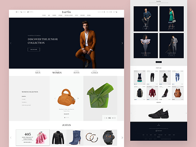 Inamra Landing Page 2020 trending branding creative design e commerce e shop fashion home page landing page trending ui ux visual design website design