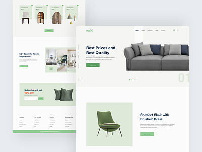 Mebel E-commerce Home Page