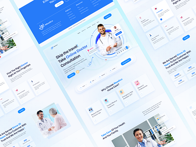 Health Care Landing Page Ui!