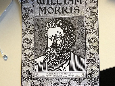 William Morris Poster detail graphic design historical design illustration pattern vector william morris