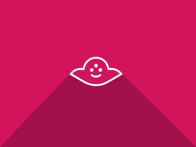 Manta branding characters concept creative icon mascot pink software