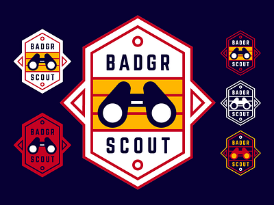 Badgr Scout Badge badges badgr binoculars conference badge education full color instructure instructurecon one color scout