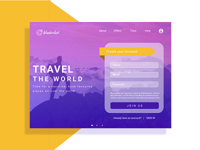 Trip and Travel App design graphics ipad travel app ui ux design