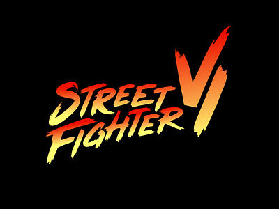 Street Fighter VI Logo branding logo street fighter vector video games